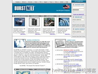 BurstNET – 服务器首月免费