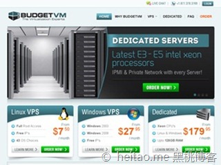 BudgetVM – 512M/20G/500G/2IP/Xen/5折/月付7.5美元